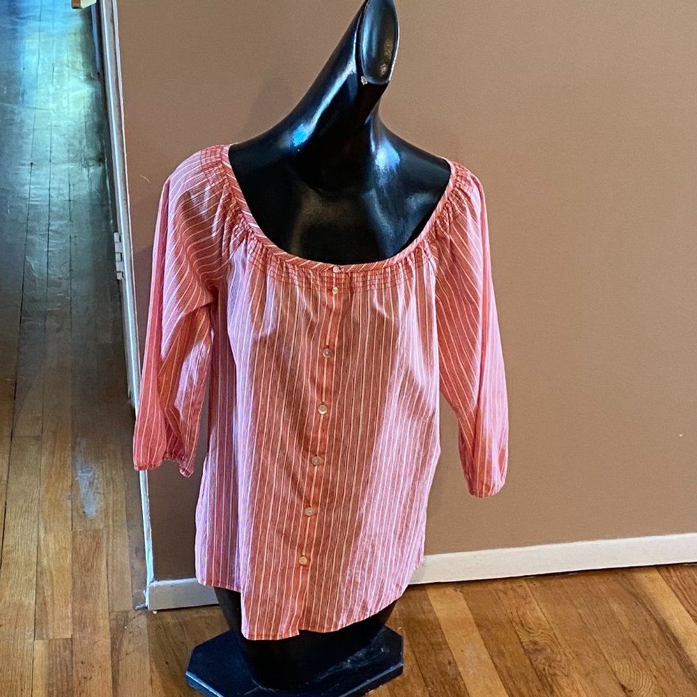 Tommy Bahama Button Down Blouse Size M